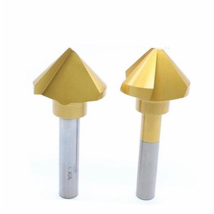 拓普含钴高钴镀钛涂层90度60°倒角刀扩孔钻单刃/三刃