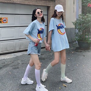 2022新款闺蜜装韩版学生两人夏季姐妹装二人短袖闺蜜衣服社会t恤