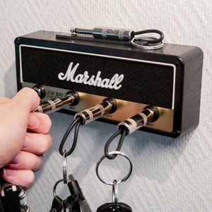 MARSHALL马歇尔音响钥匙扣音箱挂插座挂钥匙挂壁式钥匙收纳盒底座