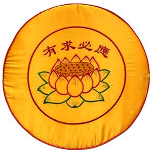 道家用品佛堂拜垫磕头跪垫寺院打坐海绵跪拜垫子有求必应小号刺绣