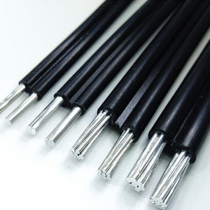 定制架空绝缘导线铝线绝缘电缆线20平方铝线双芯两相吕线室外风雨