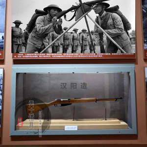 勇士道具模型抗战汉阳造工厂老套步红色收藏摆件博物馆布武器展品