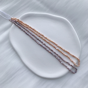 5mm淡水keshi凯西镜面光亮小珍珠项链