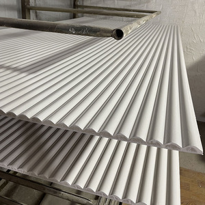 波浪板墙面装饰板中纤板pvc半圆波浪板格栅款式室内户外门头招牌