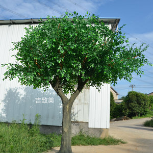 仿真树大型人造景观树商场舞台道具树玻璃钢仿生大树室内装饰假树