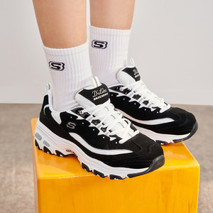 斯凯奇女鞋熊猫鞋经典款