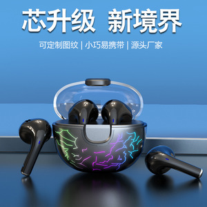 other/其他 耳机F70新款炫酷蓝牙耳机 高品质游戏耳机半入耳发光T