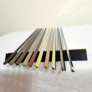 不锈钢实心t型条背景墙装饰条瓷砖嵌入线条金属压边条钛金收边条