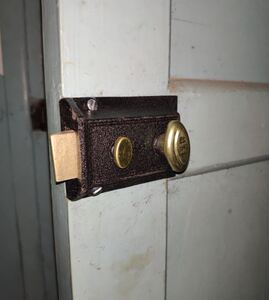 双保险牛头锁老式房间外装木门锁牛头牌弹子二保险防盗锁芯78人付款5