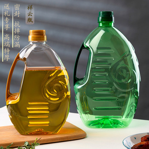 密封抗摔5L10斤装塑料油瓶桶家用食品级菜籽花生山茶油壶酒桶酒壶