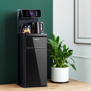 康佳2024新款家用茶吧机智能立式饮水机下置水桶冷热多功能全自动