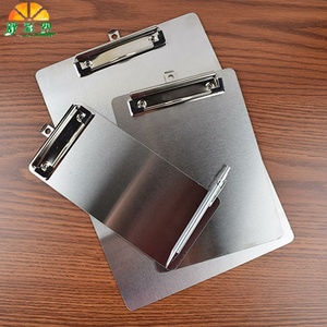 文件夹板夹a4不锈钢