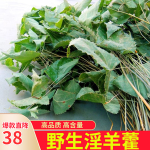 野生淫羊藿中药材秦岭淫羊霍羊合叶洋火叶锁阳肉苁蓉泡水泡酒250g