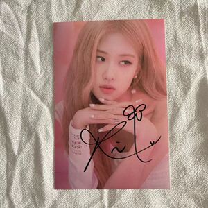 blackpink朴彩英rose签名照送朋友礼物礼品明星周边