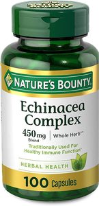 美国直邮Nature's Bounty Echinacea Complex紫锥菊复合胶囊100粒