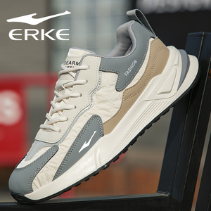 鸿星尔克运动鞋男鞋夏季新款透气网面健步鞋时尚潮休闲轻便跑步鞋