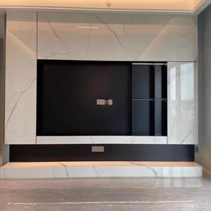 0028人付款淘宝简约不锈钢壁龛嵌入墙式客厅立柜 酒柜电视背景墙装饰