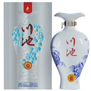 邛崃川池酒青花原浆典藏10五粮浓香52度白酒纯粮食口粮酒2014老酒