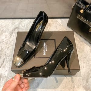 高跟鞋女黑色ysl