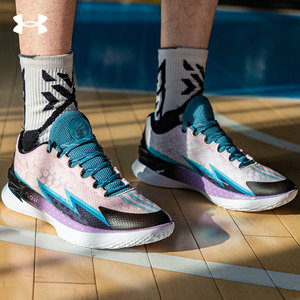 安德玛官方库里curry1篮球鞋春季新款轻质缓震抓地回弹低帮运动鞋