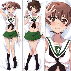 少女与战车小山柚子西住真穗大吉岭成人宅男萝莉动漫长条等身抱枕