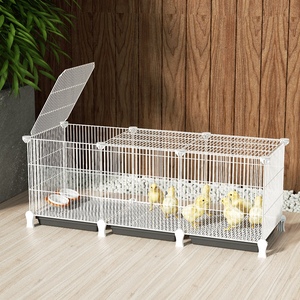 小鸡笼铁丝网加密家用带脚垫多层幼鸡养殖笼室内鸽子笼鹌鹑竹鸡笼