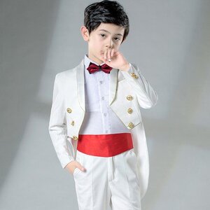 2019新款儿童合唱服男童燕尾指挥服装套装少p儿学生大合u唱演出服