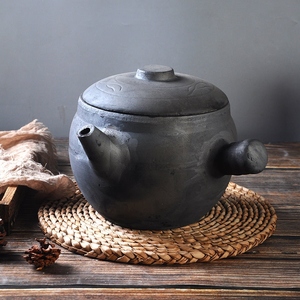 专门熬中药的砂锅锅煎药壶家用燃气传统大号砂锅熬药罐老式陶土煮