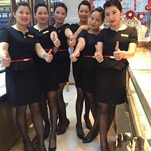 连衣裙珠宝店女工衣