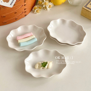 日式调味碟陶瓷调料碟家用创意蘸料碟精致小吃碟白色小碟子酱油碟