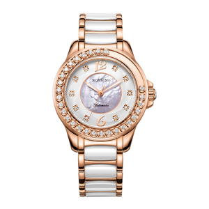 罗西尼女士手表女款高级感名牌正品机械表防水气质女式腕表7620