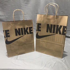 耐克 nike move to zero 新款牛皮纸手提袋子 鞋盒羽绒服礼品袋