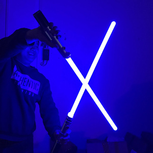 星球大战燕青光剑正版激光剑伸缩十字组发光宝剑儿童玩具刀剑礼物