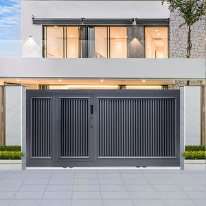 德国losdun罗仕盾智能庭院门铝艺合金户外轻奢别墅大门电动平移门