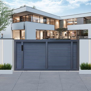 德国losdun罗仕盾智能庭院门铝艺合金户外轻奢别墅大门电动平移门