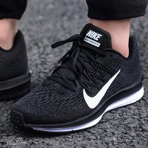 nike耐克男鞋夏季zoom winflo5登月气垫透气男女跑步鞋aa7406-001