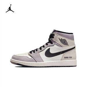 正品aj女鞋复古白灰3m反光aj1灰棕蛇纹大巴黎高帮男鞋板鞋db2889