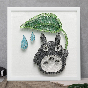 钉子绕线画diy手工定制宫崎骏龙猫材料包解压创意男女生节日礼物