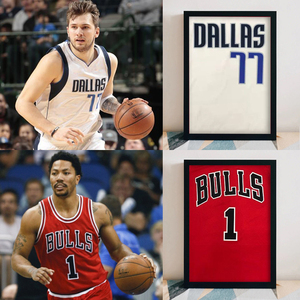 卢卡东契奇77号球衣德里克罗斯公牛队1号尼克斯4号背心nba篮球服