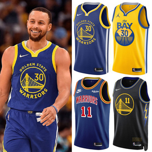 库里球衣30号勇士队短裤宣告限定75周年nbacurry篮球服克莱汤普森