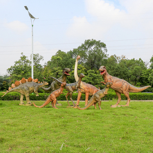 玻璃钢仿真恐龙模型霸王龙雕塑户外动物公园林游乐园主题大型摆件