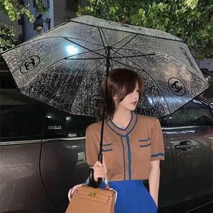 女士透明折叠伞