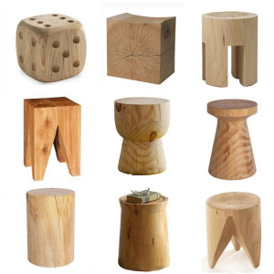 原木树桩木桩实木墩子底座圆凳民宿酒店服装店木墩凳摆件大板支架