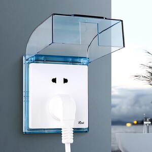 公牛浴室热水器插头插座防水罩保护套卫生间开关防水盒86型防水盖