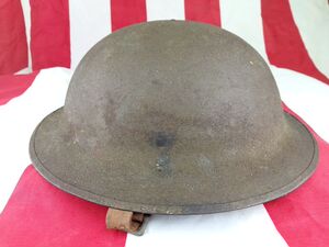 一战二战英国美国英军美军make1马克步兵收藏古董的原品钢盔头盔