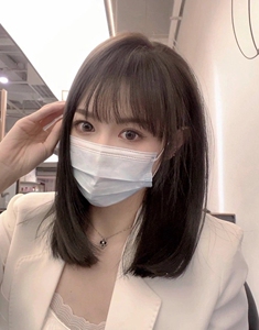 锁骨短发假发女减龄全头直发自然漫画空气刘海一刀切黑齐肩显脸小