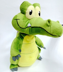 小鳄鱼爱洗澡毛绒玩具