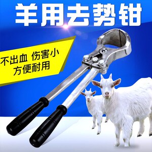 包邮碳钢去势钳无血公羊煽羊钳阉羊钳阉割羊去势钳不锈钢钳夹蛋钳
