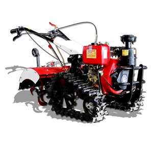 微耕机双链轨式履带式旋耕机四驱新款新型柴油耕地机小型农用开沟