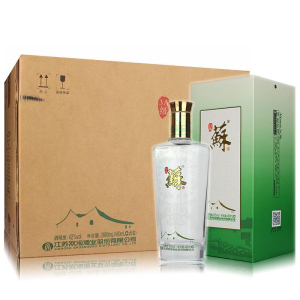 双沟3a苏酒42度绵柔型白酒480ml*6整箱装江苏产3a双沟酒配手提袋